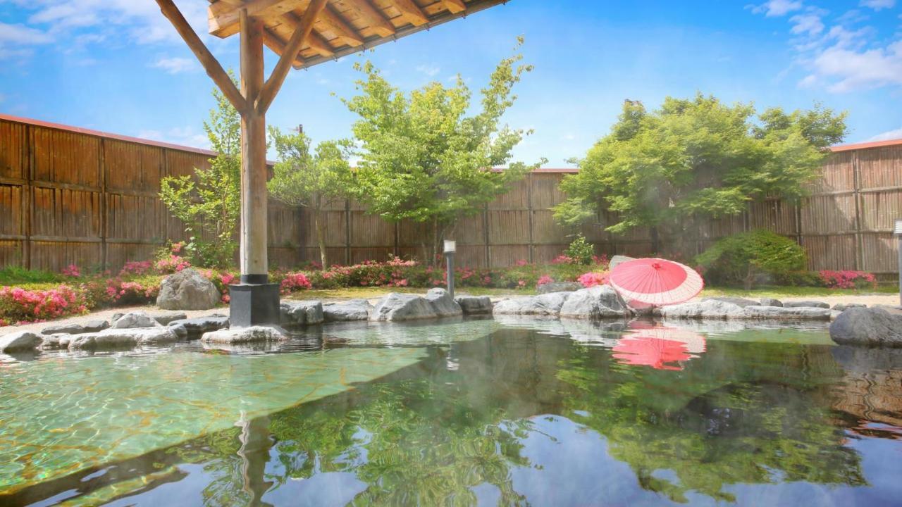 Ooedo Onsen Monogatari Aizu Hotel Bagian luar foto