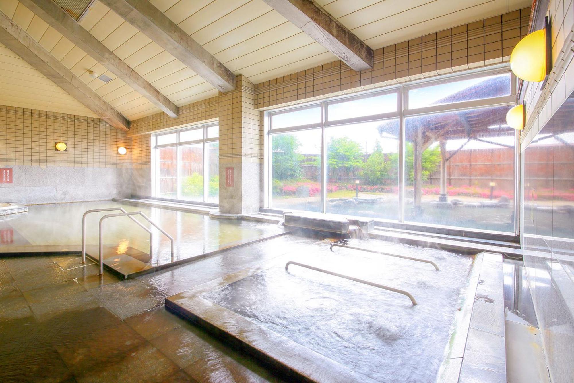 Ooedo Onsen Monogatari Aizu Hotel Bagian luar foto
